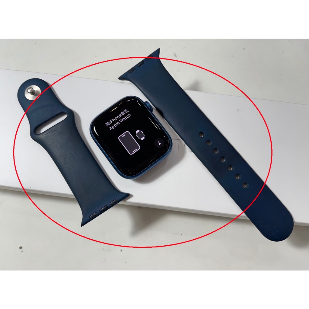 【艾爾巴二手】Apple Watch S7 GPS版 45mm (A2474) 藍#二手手錶#新興店9RKWR