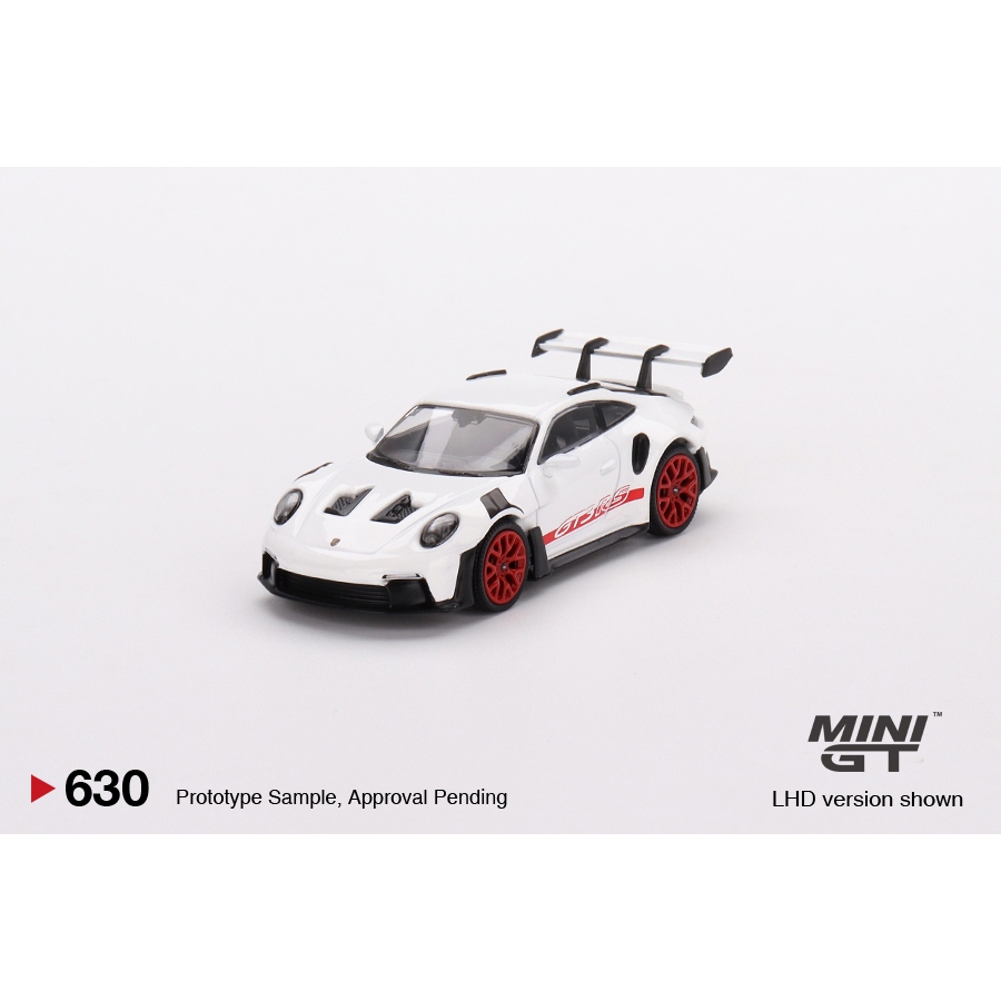 保留限定！沒有現貨 MINI GT Porsche 911 992 GT3 RS 白紅 Pyro Red 630
