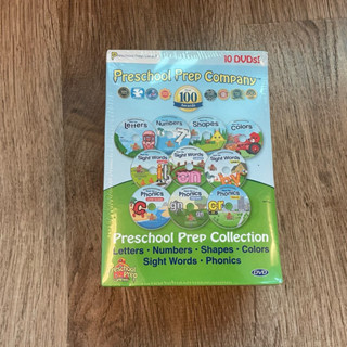 「全新」美國Preschool Prep 美語DVD 10片完整版