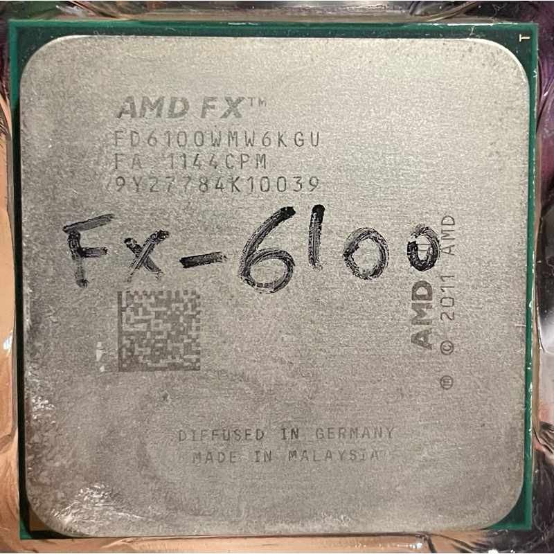 AMD AM3+ 六核處理器 FX-6100 3.3G 6核 FD6100WMW6KGU