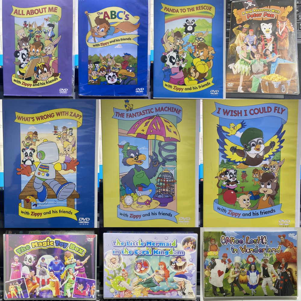 Zippy and Me DVDセット 1-3（Zippy and Me DVD & 疑わしい CD