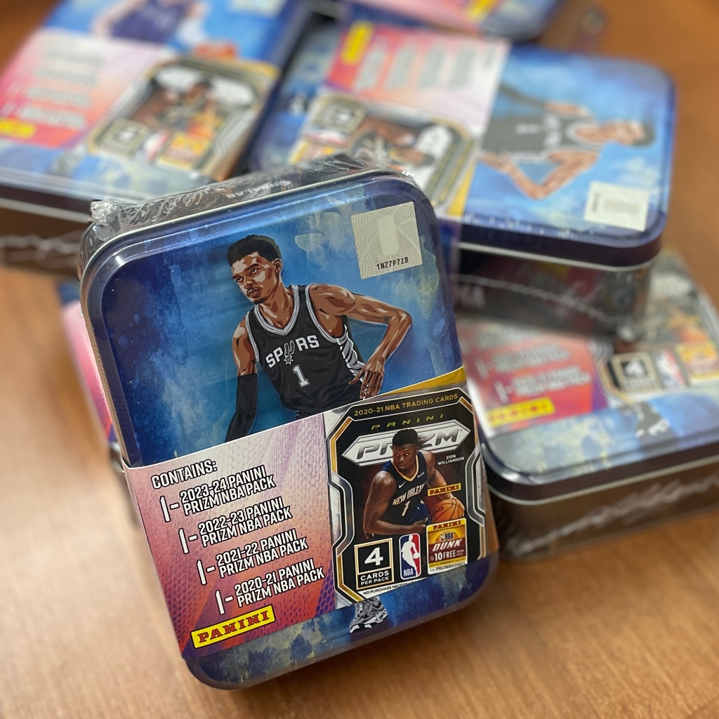 全新現貨 一次拆4年  2020-24 Panini Prizm Basketball Tin 鐵盒  封面人物隨機