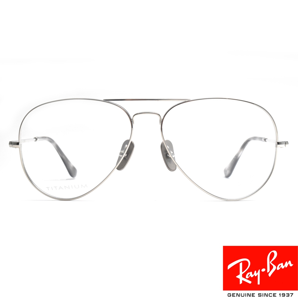RayBan 雷朋 光學眼鏡 RB8789 1002-58mm 雙槓飛官框 日本製純鈦系列 - 金橘眼鏡