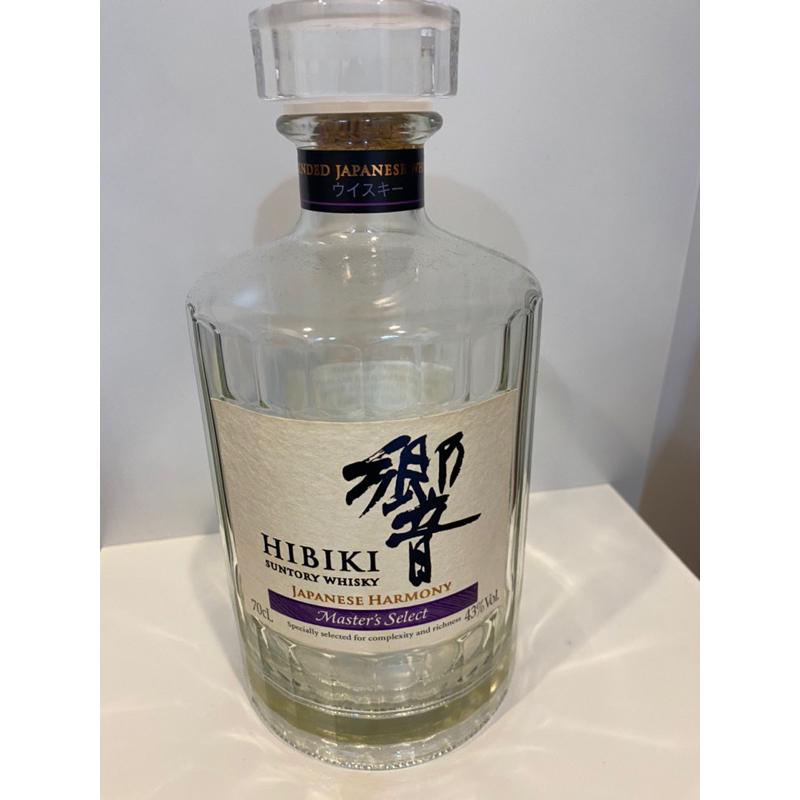 三得利 響 威士忌 空瓶 擺飾 大師精選 Master Select 空酒瓶 Whisky Whiskey 日本威士忌