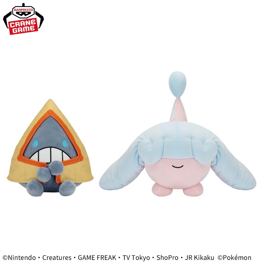 BANDAI 寶可夢 雪童子&迷布莉姆 絨毛