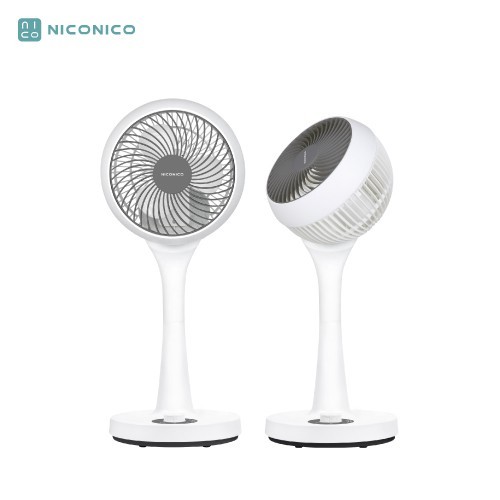 NICONICO 一代熱銷款-小白循環扇 360度循環陀螺立扇 循環扇 電風扇 對流扇 靜音 省電 NI-GS902