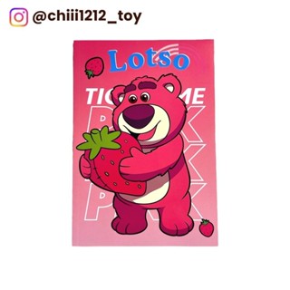 【Disney迪士尼】熊抱哥 草莓熊 勞蘇 losto 玩具總動員 25K 加厚筆記 方格 固頁 筆記本 記事本 固頁本