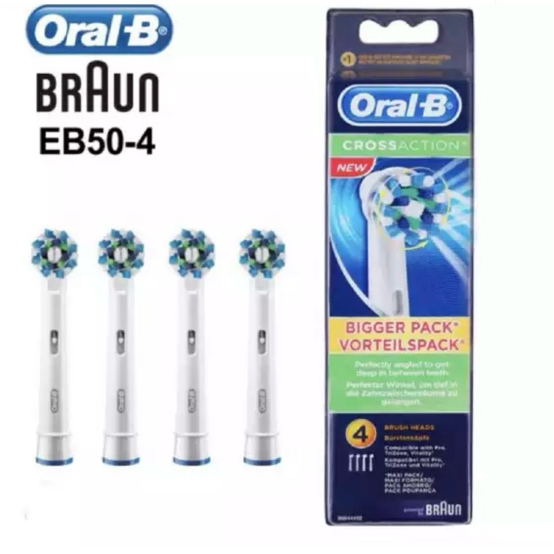 【Oral-B歐樂B】多動向交叉刷頭（EB50-4）4入