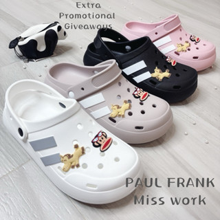 🔥現貨🇺🇸Paul frank 大嘴猴 男女同款情侶 洞洞鞋 運動品牌 輕量 卡通洞洞鞋 防水止滑 臺灣製