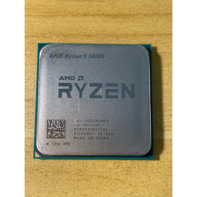 AMD Ryzen 5 3400G AM4 CPU R5