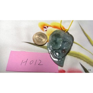 0056A貨天然緬甸玉 玉雕件玉墜子編號H012 冰種如意 冰種一夜致富 玉如意