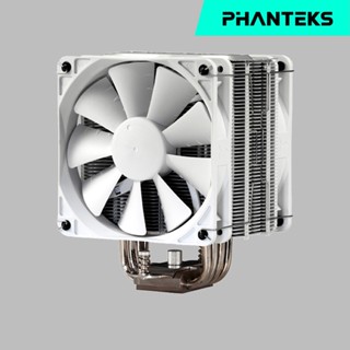 Phanteks 追風者PH-TC12DX雙風扇溫控白色版6毫米銅熱管電腦水冷CPU散熱器
