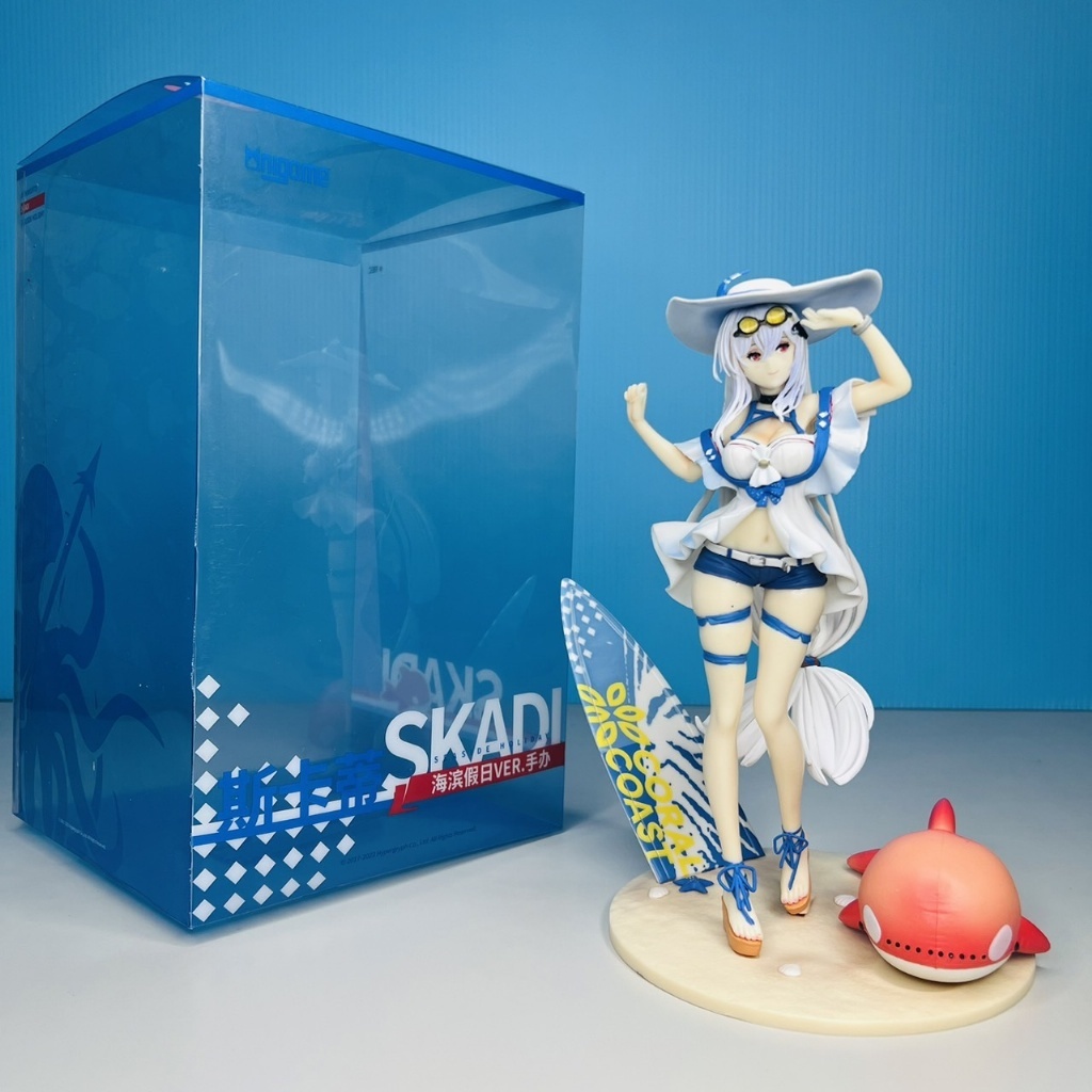 ✨台灣現貨✨巨無霸公仔+GK 明日方舟 海濱夏日Ver. 斯卡蒂 遊戲 泳裝 擺件 公仔 手辦 美少女系列