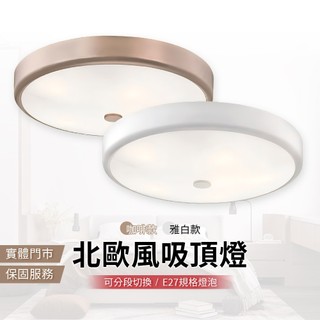【臺南實體門市】沐月燈飾 吸頂燈 美術燈 咖啡款 雅白款 藝術燈 E27吸頂燈 造型吸頂燈 客廳主燈 燈具客廳 臥室燈