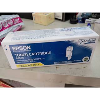 原廠EPSON S050611 黃色碳粉匣AL-C1700/1750N/C1750W/CX17NF