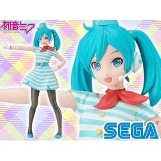 日版 出清 全新 SEGA 初音 空姐 初音未來 耳機 黑絲襪 公仔 雙馬尾 美少女