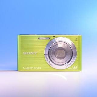 𝗕𝗔𝗖𝗢𝗡 | Sony DSC-W320 索尼 輕薄 CCD 卡片機 蔡司鏡頭 數位相機 綠 附充電器