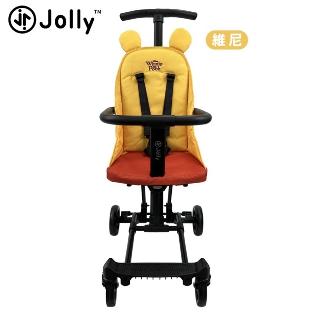 【小童話親子嚴選】Jolly 推車 輕便型摺疊手推車 迪士尼限定版 豪華款 一代 維尼限定版