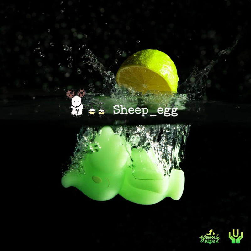 『現貨』羊蛋蛋 正版 UNBOX Elfie 100% 小象 BABY象 Lime 萊姆版 公仔