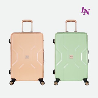 【LN精品皮件】 M+M日本品牌行李箱 夢菲斯 20吋 鋁框 拉桿箱 行李箱 輕量耐衝擊PP材質 霧面防刮 玫瑰金鋁框