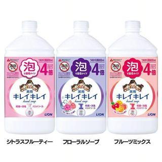 獅王 泡沫洗手慕斯 嬰幼兒 補充罐 800ml 泡泡洗手 洗手乳 KIREI 日本 LION 洗手慕斯 洗手液