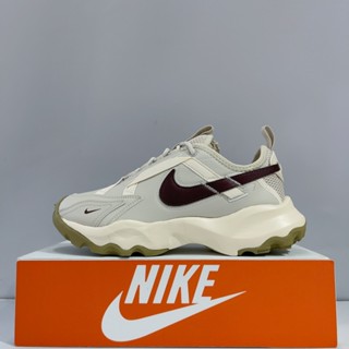 Nike TC 7900 女款 復古鞋 奶白 酒紅勾 DD9682-003