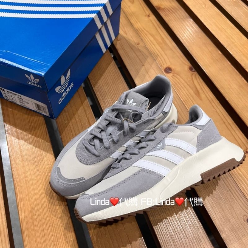 Linda❤️代購 ⚠️ADIDAS RETROPY F2 休閒鞋 復古 麂皮 運動 IF2878 愛迪達 男 米白 灰