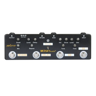 Mosky Audio SOL918 五合一 電吉他 綜合 效果器 Reverb Delay 破音 FX Loop