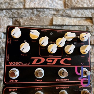 『窮人的尊嚴』贈變壓器 Mosky Audio DTC 電 吉他 四合一 綜合 效果器 delay Loop 破音