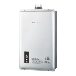 【SAKURA 櫻花 DH-1605】16L智慧恆溫強制排氣熱水器 同DH1603