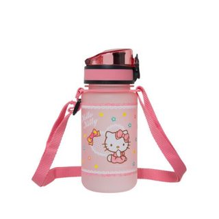 IMPACT 三麗鷗甜心杯 長背帶(350ML)-凱蒂kitty(粉紅) 墊腳石購物網