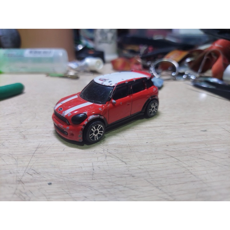 二手汽車模型 汽車玩具 Mini Cooper wrc 1:64