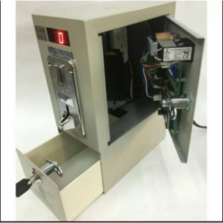 🌼全新多功能四位數 微電腦 臺灣製-洗衣機專用投幣機 計時箱-出租套房 飯店 按摩椅 生財器具