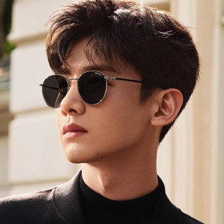 MONTBLANC MB0343SA 萬寶龍太陽眼鏡 │ 白敬亭同款復古風圓形金屬墨鏡 男生品牌眼鏡框【幸子眼鏡】