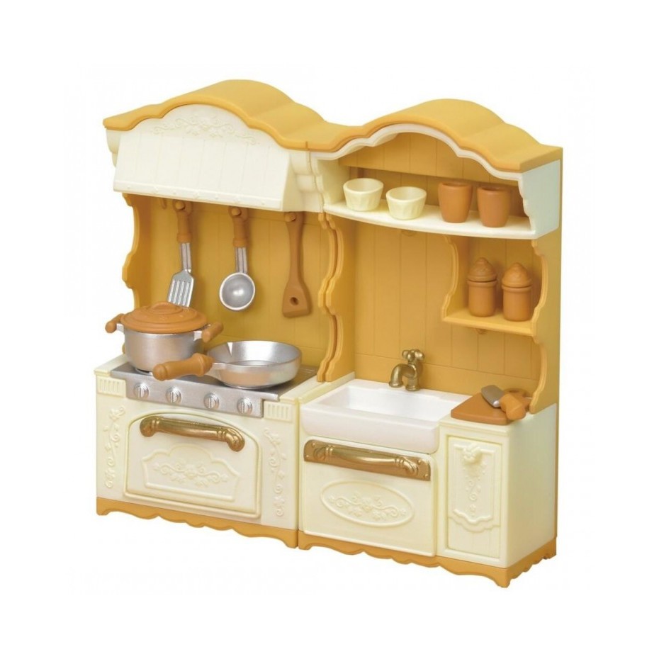 Sylvanian Families日本森林家族 家具配件 廚房櫥櫃組 家家酒玩具(娃娃需另購)