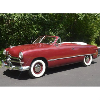 Maisto 1/18 1949 Ford Cabriolet - Red 福特敞篷車 非常稀有市面上幾本看不到 無盒裝