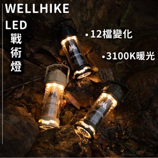 🔥WELLHIKE 現貨🔥露營燈 戰術燈 露營燈具 露營小燈 燈塔燈 12檔變化 戶外燈 LED 帳篷燈