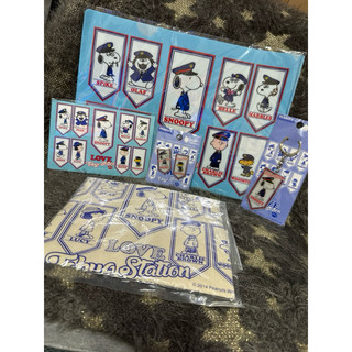 日本 SNOOPY TOWN 史努比站長 LOVE Tokyo Station 資料夾 購物袋 胸章 鑰匙圈