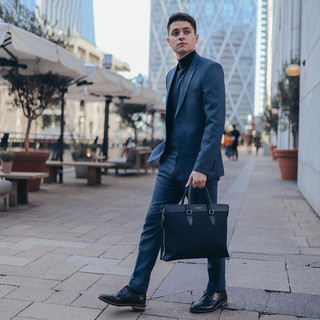Maverick & Co. 防水簡約筆電包公事包 Black Alpha Briefcase