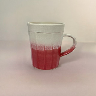 《 吉時雨陶藝 》 手工陶杯 x 豔陽紅·1230度 咖啡杯/茶杯/馬克杯/陶瓷杯/陶杯 400cc ｜古禾拾茶