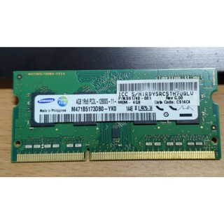 三星 Samsung 筆記型 NB 4GB DDR3-1600MHz PC3L-12800S 記憶體