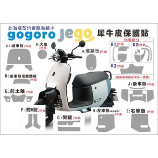 Gogoro EZZY EZ500 抗uv犀牛皮 抗UV 犀牛皮 版型專用 絕不採用tpu材質 儀錶版 大燈 前車殼