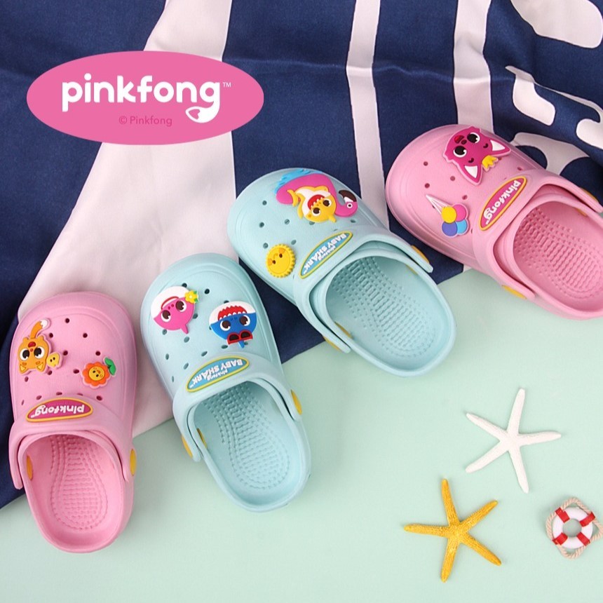 現貨🔥韓國Pinkfong  鯊魚寶寶洞洞鞋 兩色 | Babyshark洞洞鞋 兒童洞洞鞋 鯊魚寶寶拖鞋