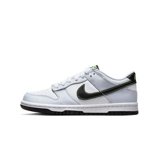 Nike Dunk Low "White Grey" GS 雲霧灰綠 大童 女款 FB9109-107