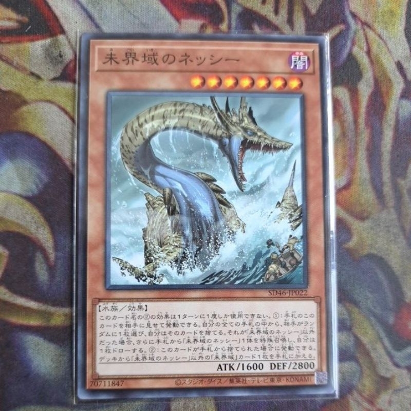 卡片屋 遊戲王 普卡 未界域的尼斯湖水怪 SD46-JP022