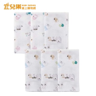 KUKU 酷咕鴨 小繽紛紗布手帕 3入【宜兒樂】