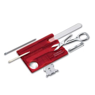 VICTORINOX 瑞士維氏 瑞士卡 13用 透紅 0.7240.T