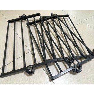 二手宜得利HILDEF開放式收納衣帽架／伸縮置物架（黑色）