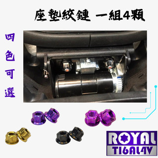 【瘋螺絲】MMBCU曼巴專區★ 座墊絞鏈螺絲組 ★64正鈦/ 鈦合金螺絲 / 出貨附發票 ★ 五色可選