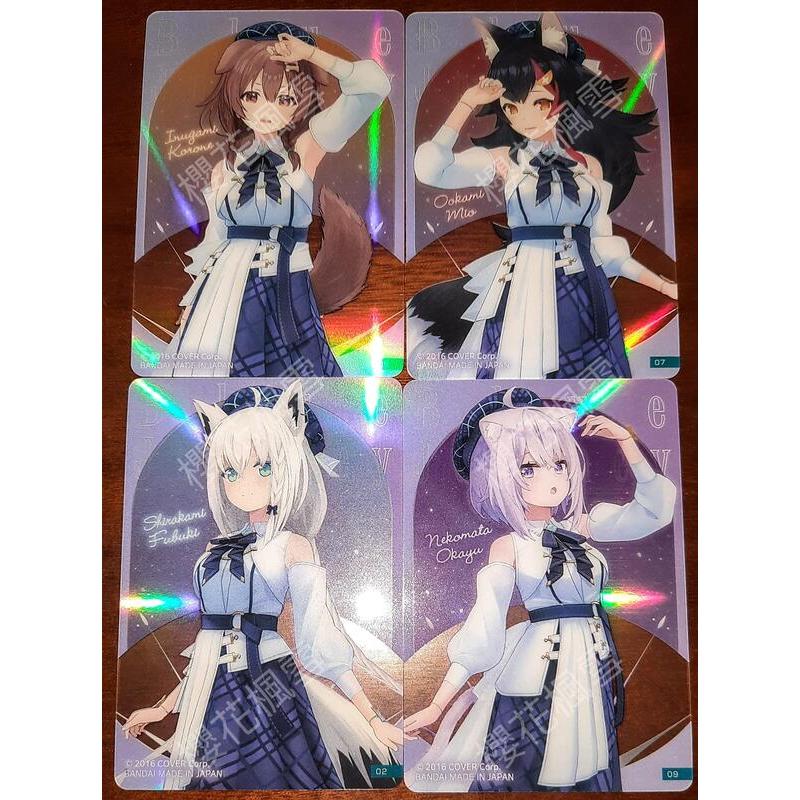 【櫻花楓雪 現貨 極光透明卡】白上吹雪 貓又小粥 大神澪 戌神沁音 夜明けのうた 黎明之歌 演唱會 hololive